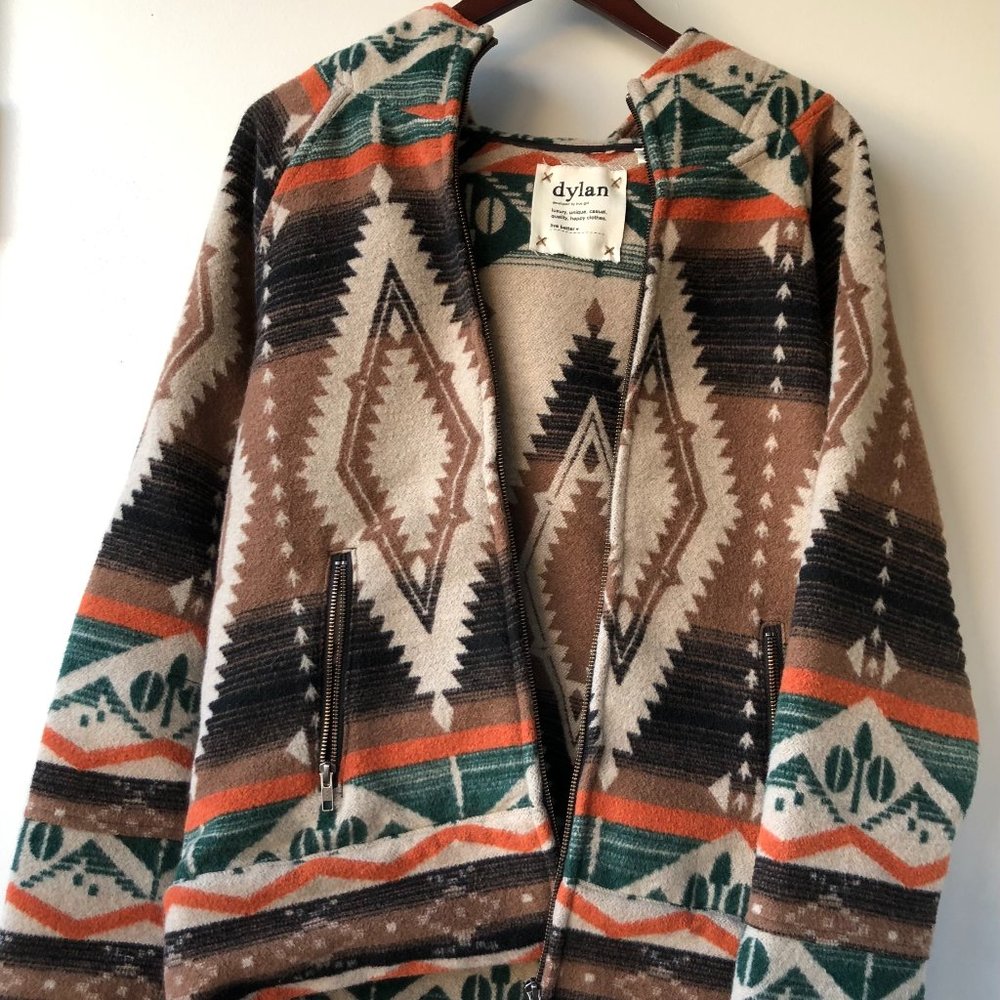 Dylan Blanket Hooded Coat (M)